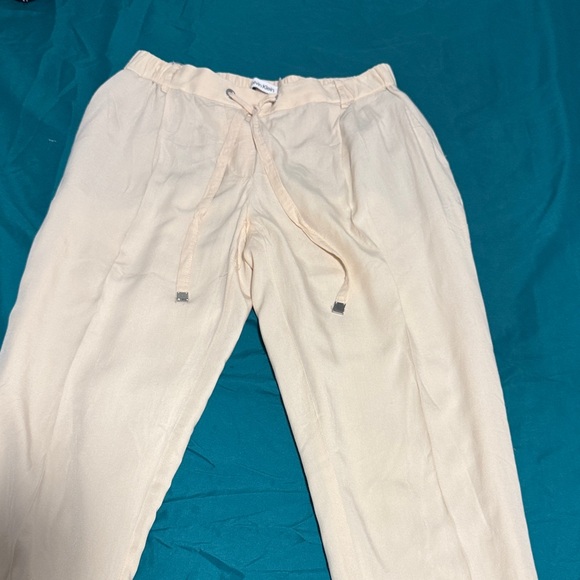 Calvin Klein Pants - Calvin Klein Women's Cream Wide Leg Pants